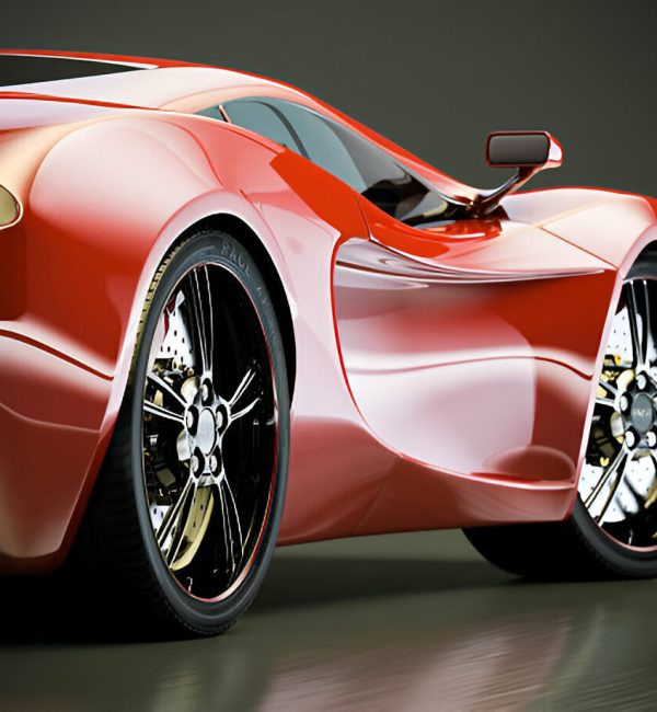 A high-end luxury vehicle undergoing specialized PDR services."