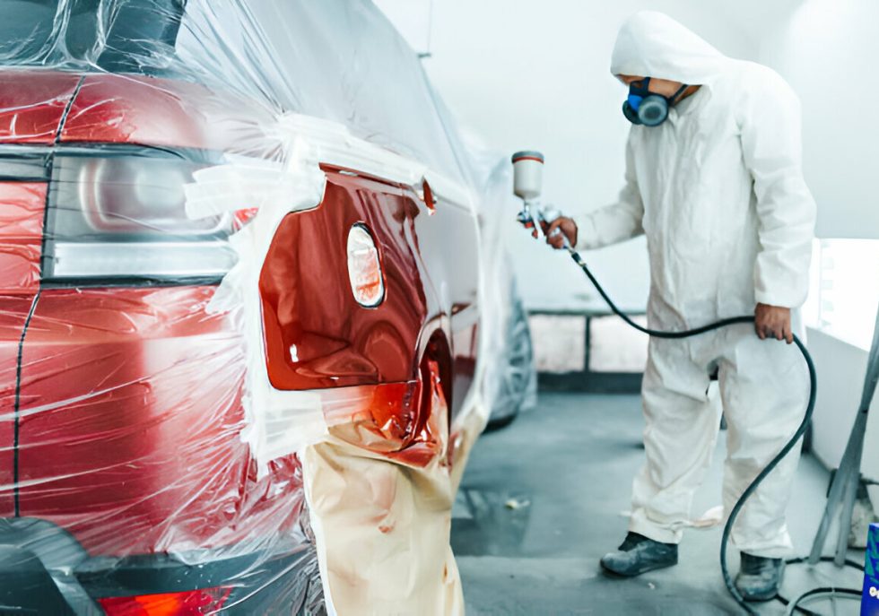 "A car insurance agent reviewing a claim for PDR coverage.